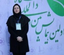 تصویر شماره ۶- سرکارخانم دکتر فاطمه طباطبائی عضو محترم هیأت علمی  و دبیر همایش